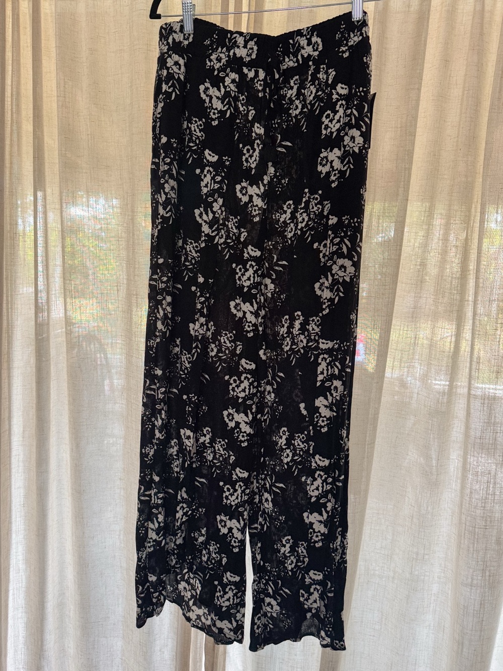 Pallazo Gauze Floral Pants